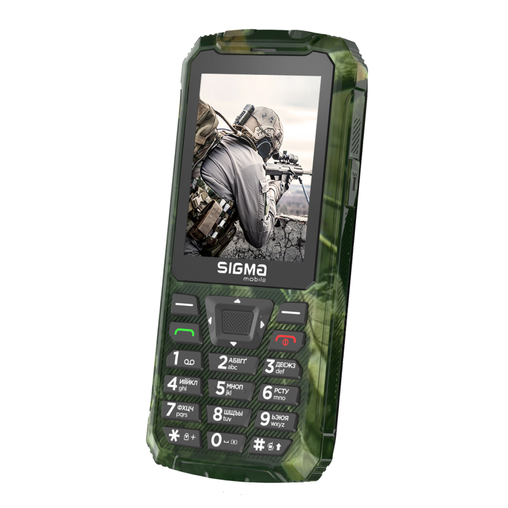 Мобільний телефон Sigma X-treme PR68 Type-C Khaki (4827798122426) - зображення 4