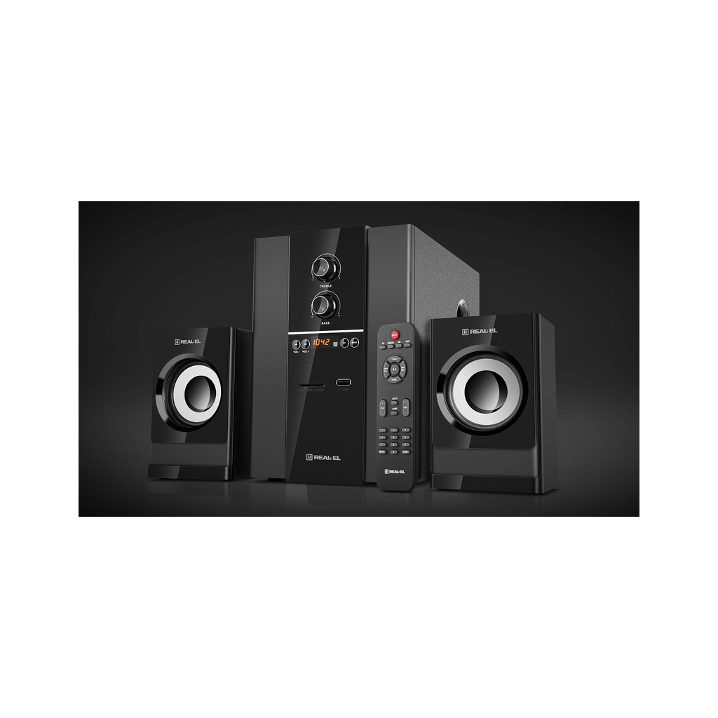 Акустична система REAL-EL M-355 Black (EL121300015) - зображення 8