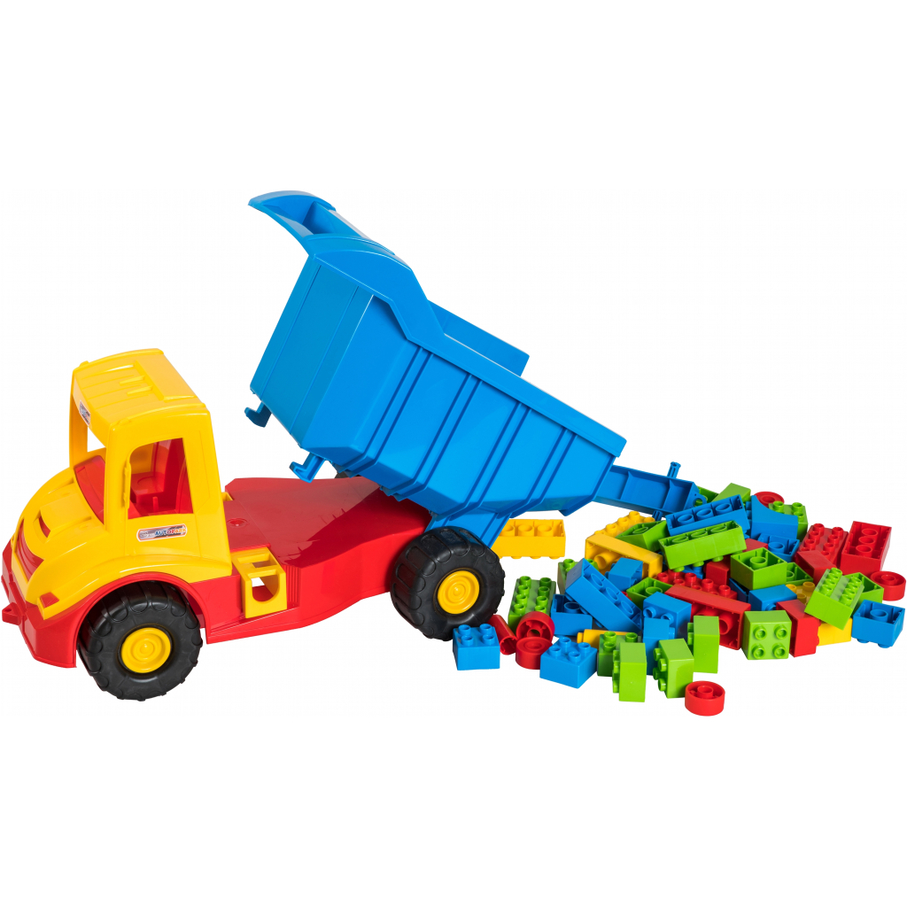 Спецтехніка Tigres "Multi truck" вантажівка з конструктором жовтий (39221) - зображення 2