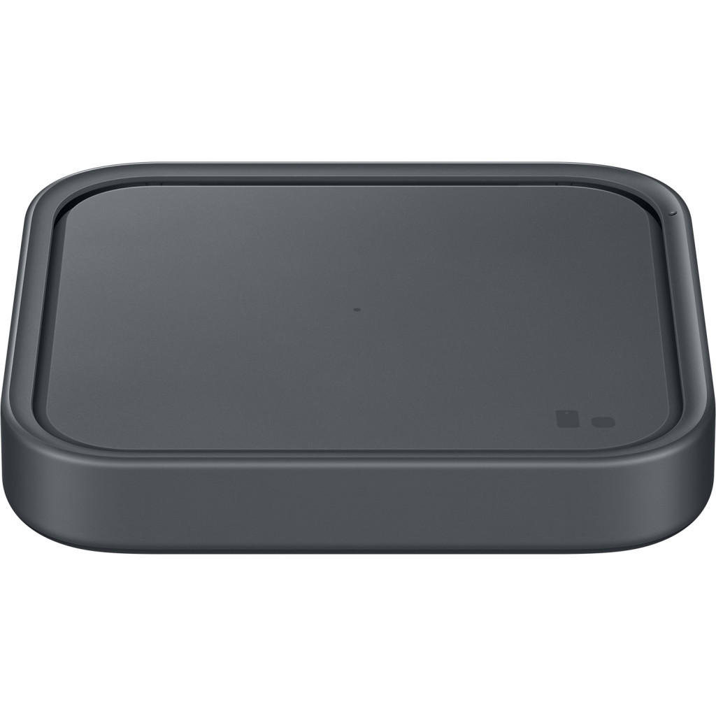 Зарядний пристрій Samsung 15W Wireless Charger Pad Dark Gray (EP-P2400TBEGEU) - зображення 1