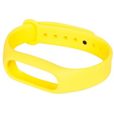 Ремінець до фітнес браслета Xiaomi Mi Band 2 Yellow (48091) - зображення 2