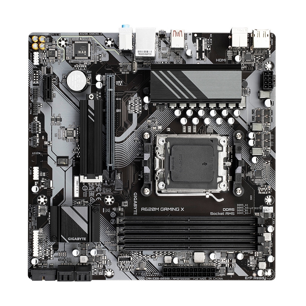 Материнська плата GIGABYTE A620M GAMING X - зображення 5