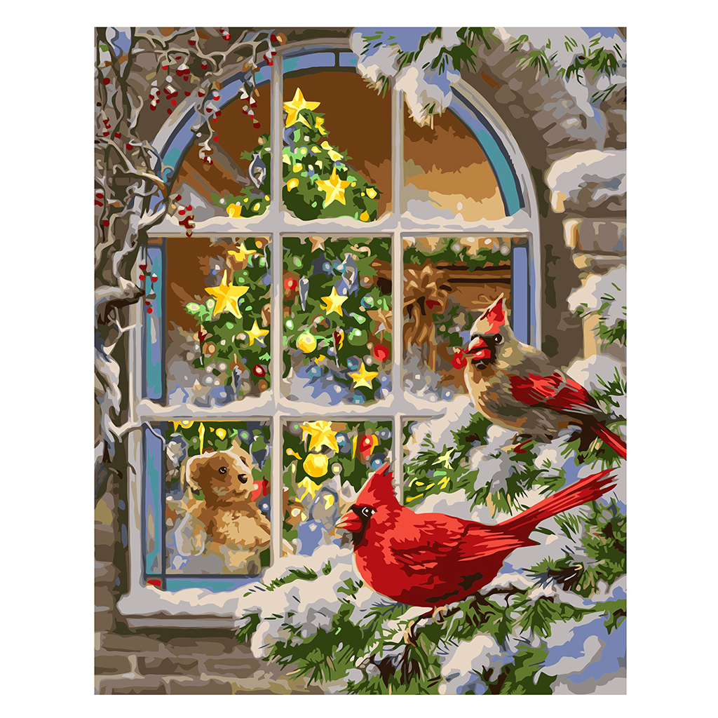 Картина по номерам Strateg Новорічна казка 40х50 (VA-1670) - зображення 1