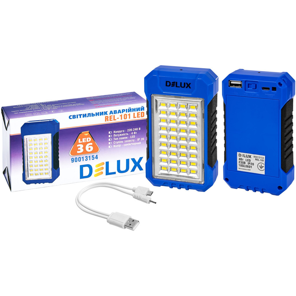 Ліхтар Delux REL-101 36 LED 4W (90017676) - зображення 5