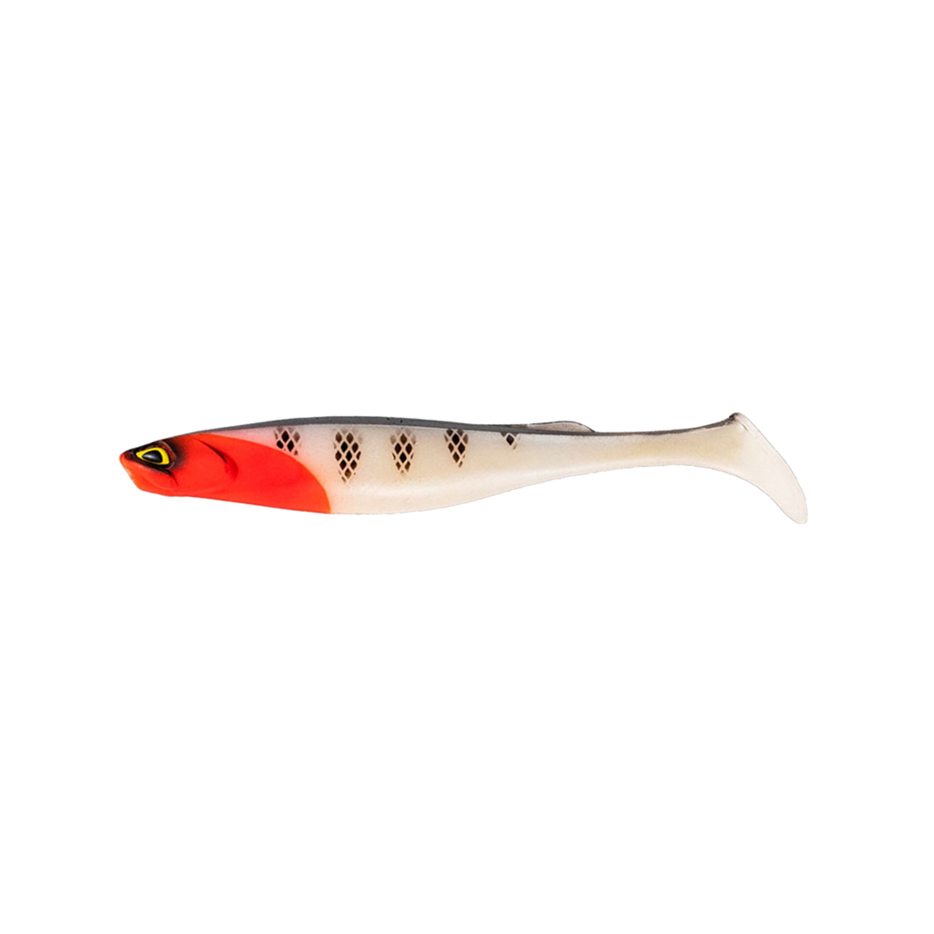 Силікон рибальський FishUP RAM Shad 8" 357 - Red Head (1шт/уп) (1864.11.29) - зображення 1