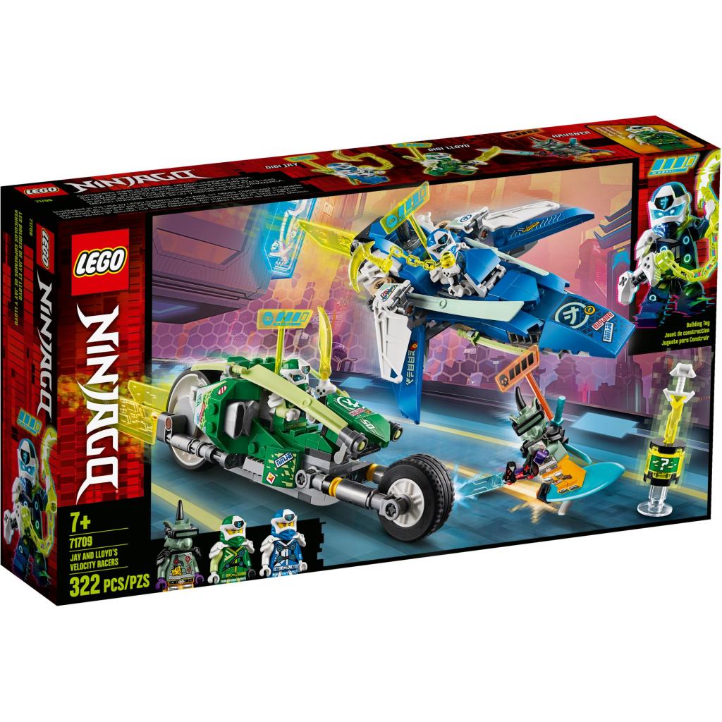 Конструктор LEGO Ninjago Швидкісні рейсери Джея і Ллойда 322 деталі (71709) - зображення 1