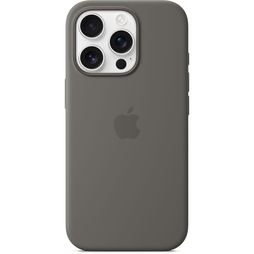 Чохол до мобільного телефона Apple iPhone16 Pro Silicone Case with MagSafe - Stone Gray (MYYL3ZM/A) - зображення 4