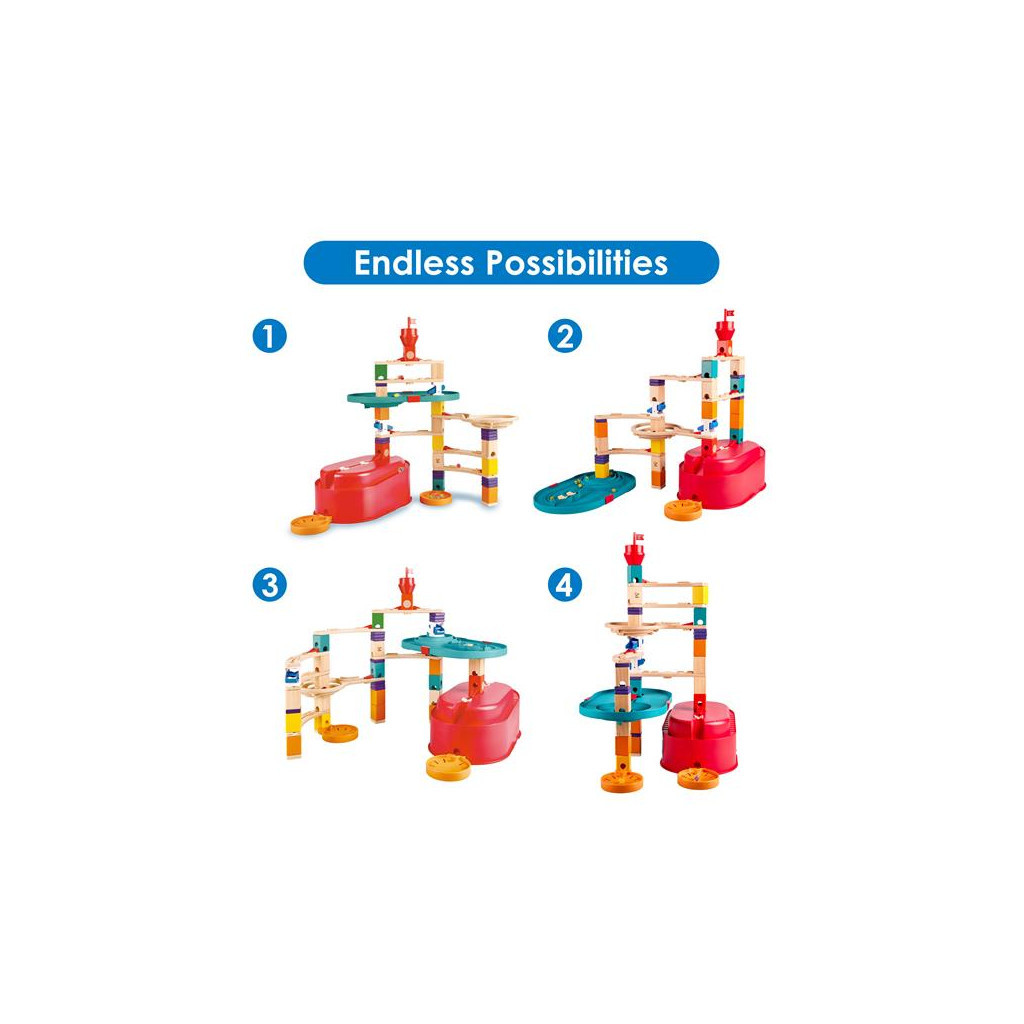 Конструктор Hape лабіринт Quadrilla у ящику 58 елементів (E6027) - зображення 1