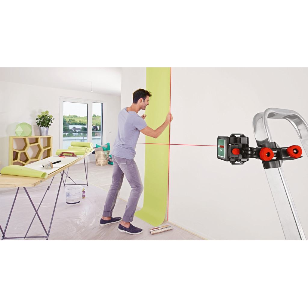 Лазерний нівелір Bosch Quigo, до 12м, 0.6мм/м, 1.098кг (0.603.663.503) - зображення 3