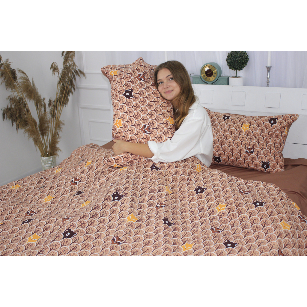 Постільна білизна MirSon Бязь 17-0525 Fabulous forest King Size (2200003665185) - зображення 5