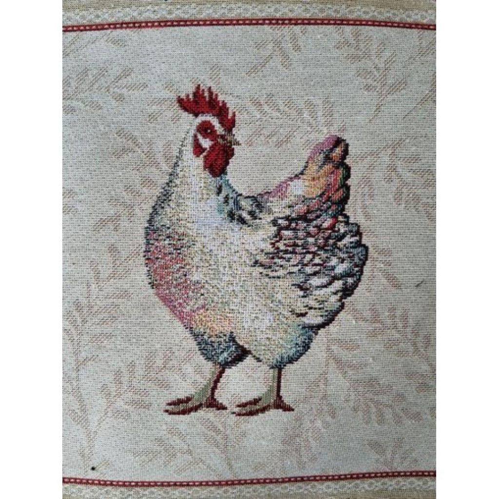 Наволочка Прованс декоративна Біла курочка 45х45 (026031) - зображення 2