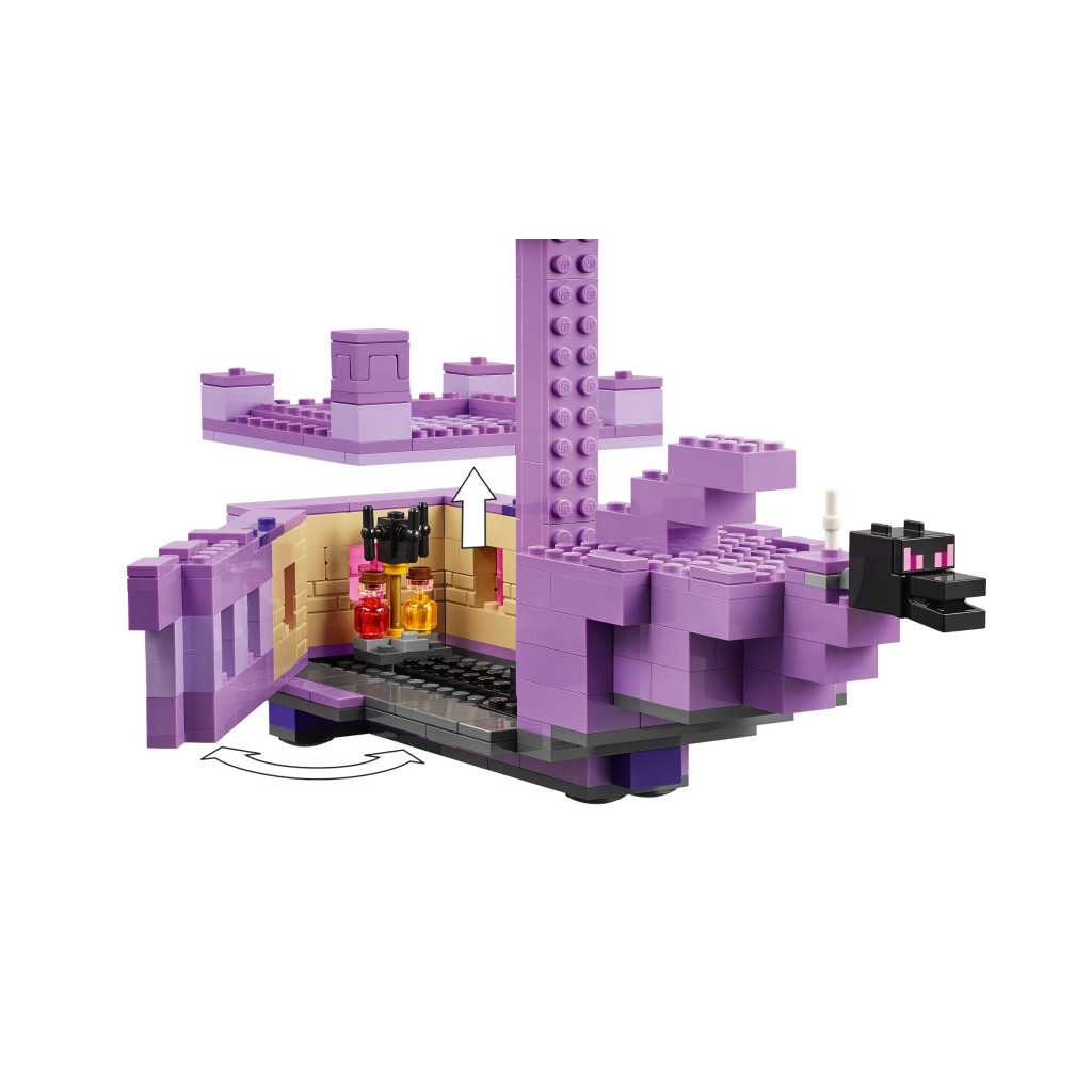 Конструктор LEGO Minecraft Дракон Енду і Корабель Краю (21264) - зображення 3
