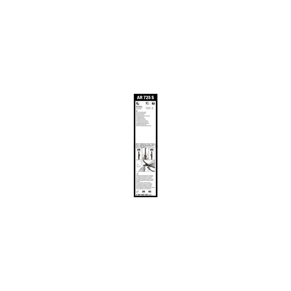 Щітка склоочисника Bosch 3 397 007 567 - зображення 5