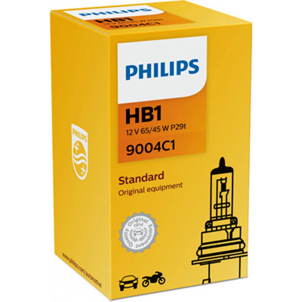 Автолампа Philips галогенова 65/45W (9004C1) - зображення 2