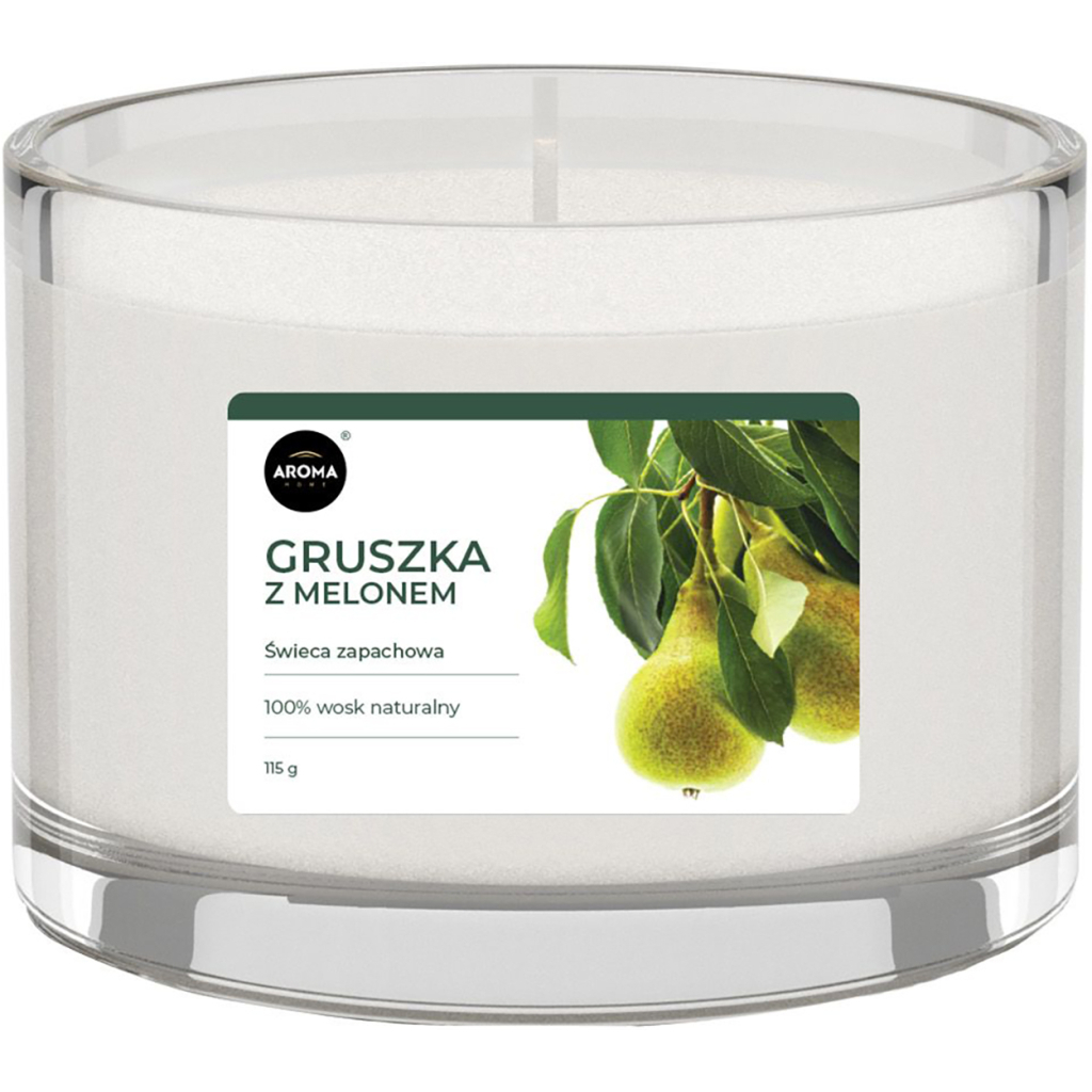 Ароматична свічка Aroma Home Базова серія - Груша з динею 115 г (839415) - зображення 1