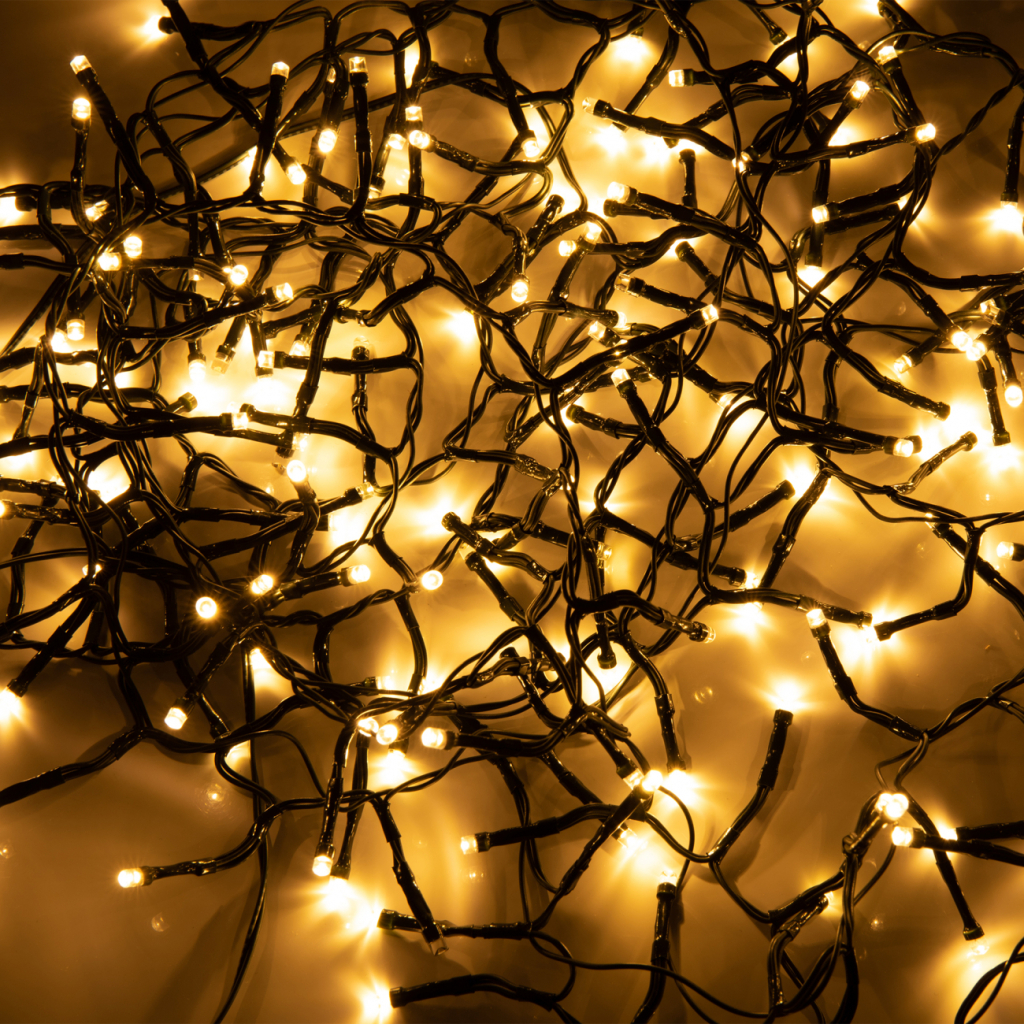 Гірлянда YES! Fun Вулична Кластер 250 LED Тепло-біла 5 м Мерехтіння (975065) - зображення 4