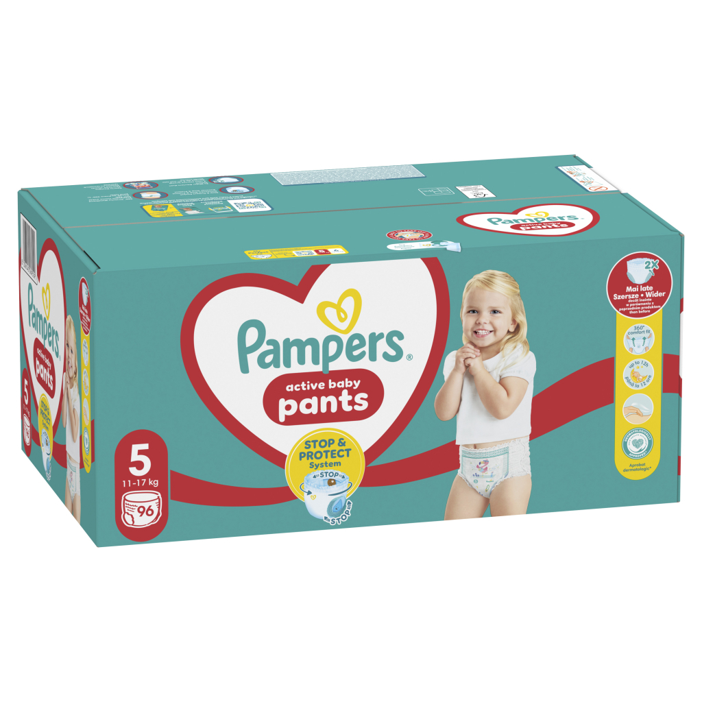 Підгузки Pampers трусики Pants Junior Розмір 5 (12-17 кг) 96 шт (8006540069509) - зображення 2