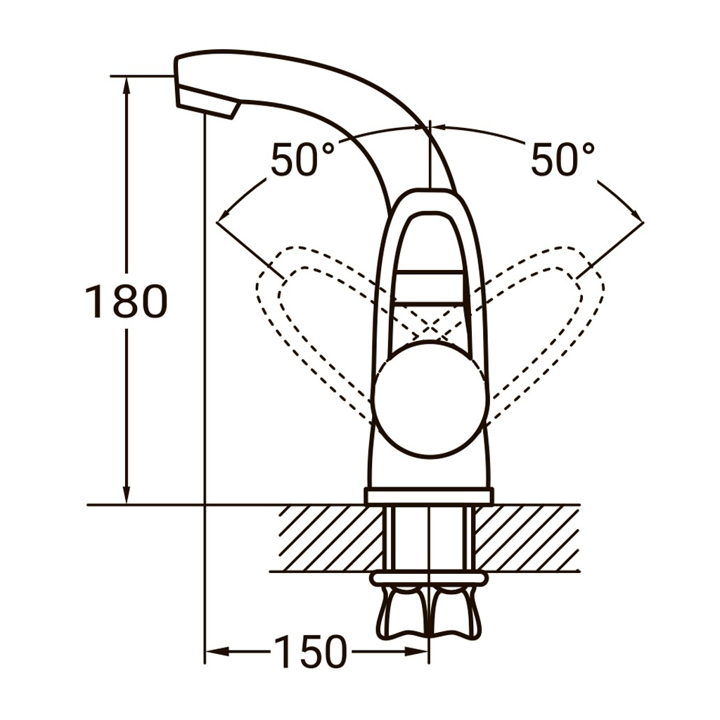 Змішувач AQUATICA HL-1A230C - зображення 4