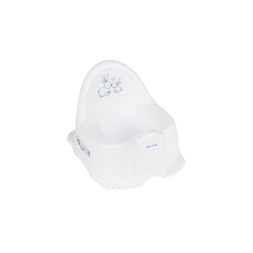 Горщик Tega Baby Bunny white (KR-007-103) - зображення 1