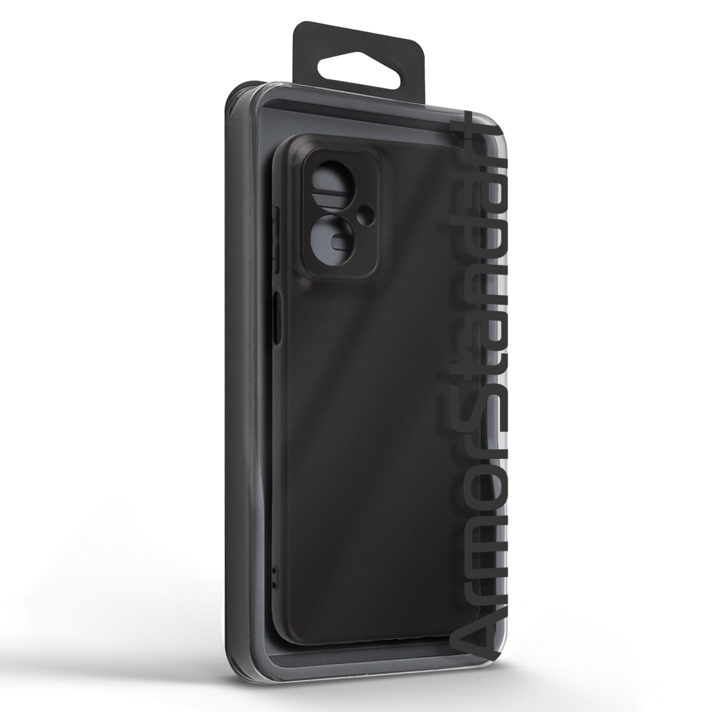 Чохол до мобільного телефона Armorstandart Matte Slim Fit Motorola G55 5G Camera cover Black (ARM81199) - зображення 5