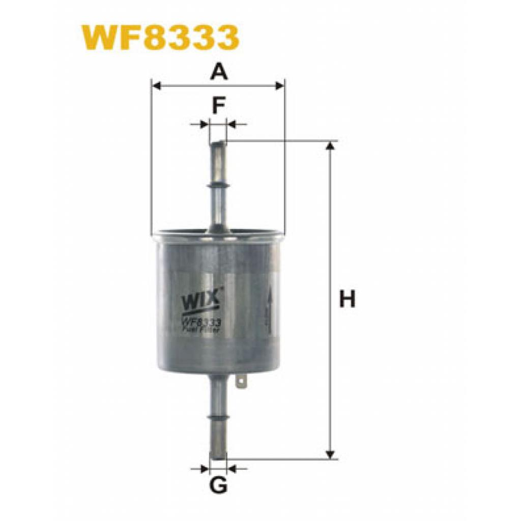Фільтр паливний Wixfiltron WF8333 - зображення 1