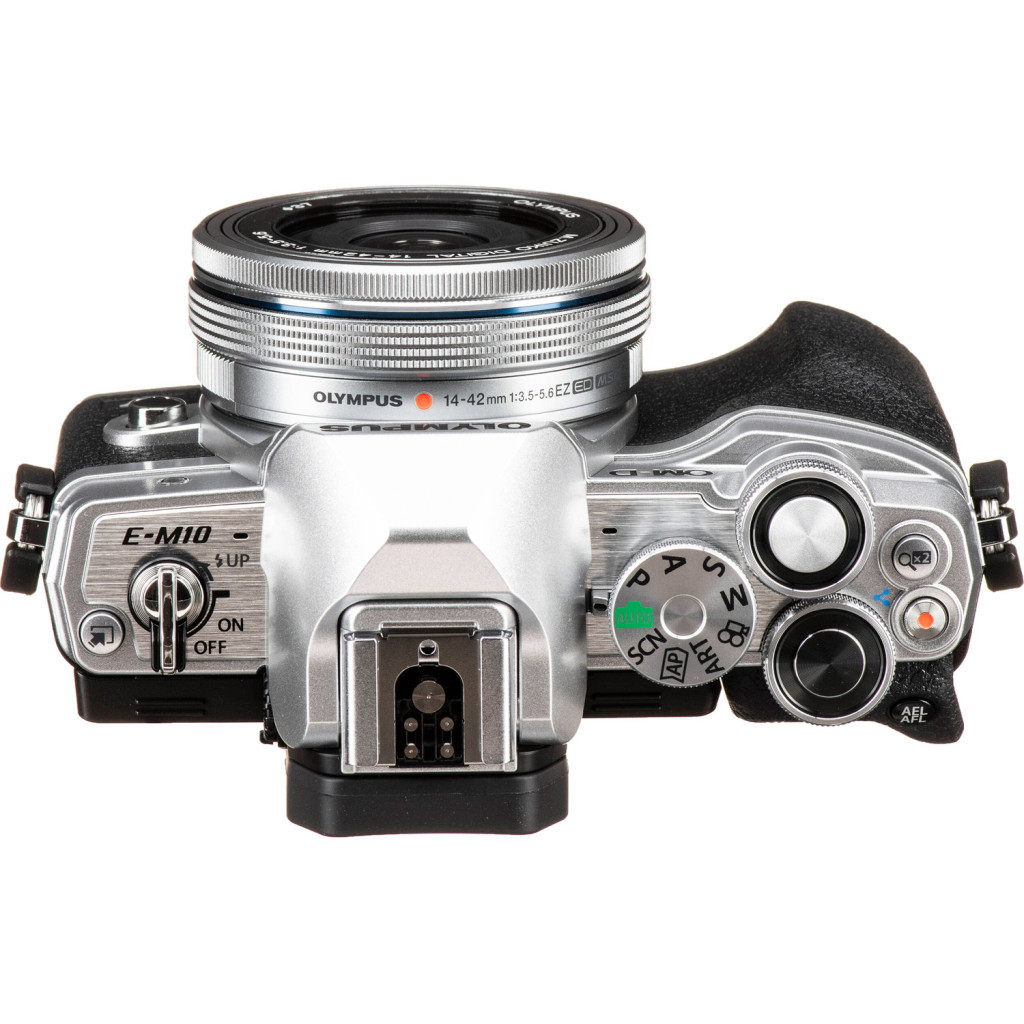Цифровий фотоапарат Olympus E-M10 mark IV Pancake Zoom 14-42 mm Kit silver (V207132SE000) - зображення 5