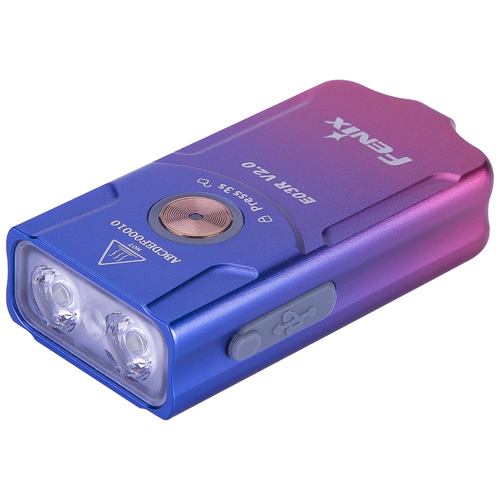 Ліхтар Fenix E03R V2.0 Lilac (E03RV20PUR) - зображення 1