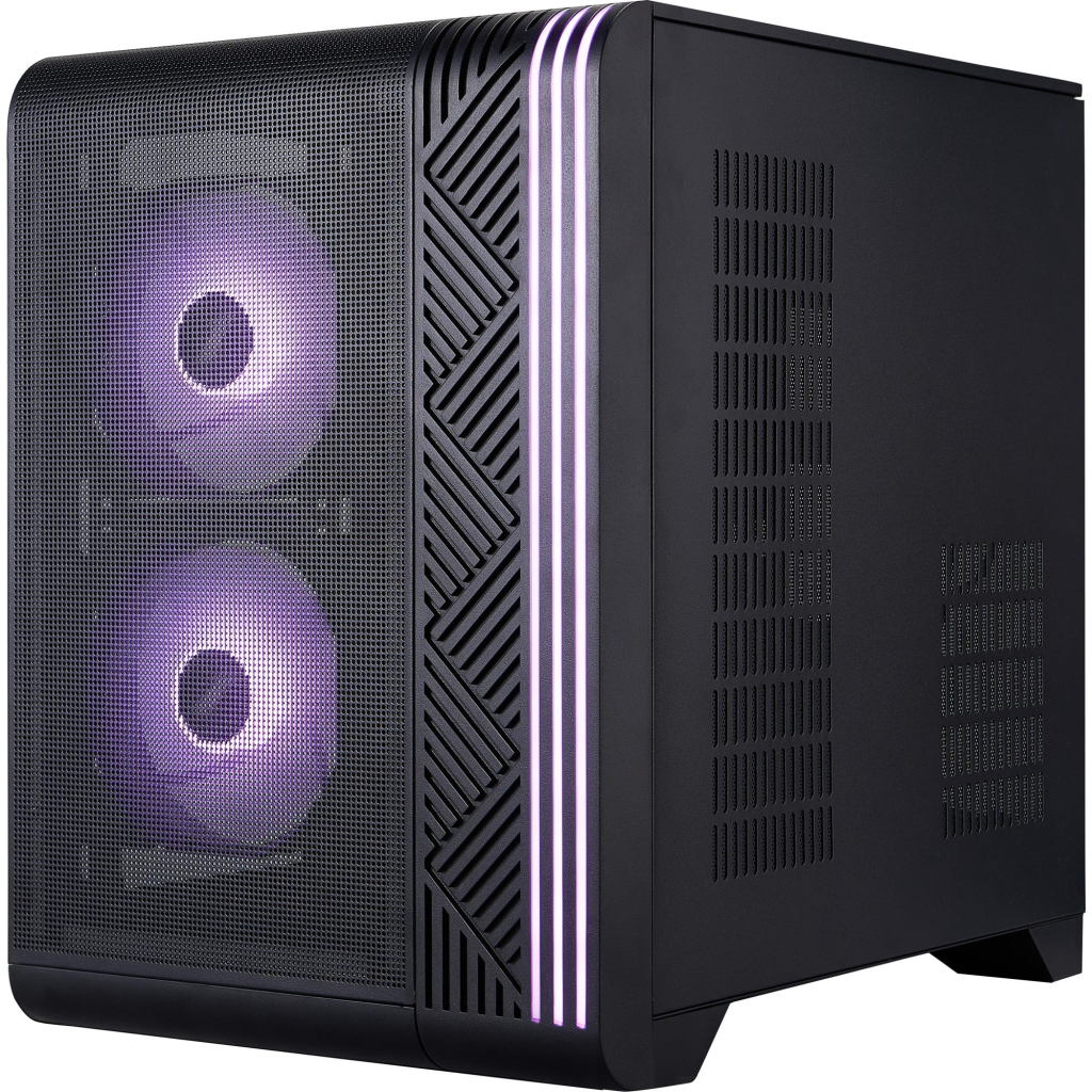 Корпус для ПК 1stPlayer VT5-BK-3F7 Black (VT5-BK-3F7) - зображення 3