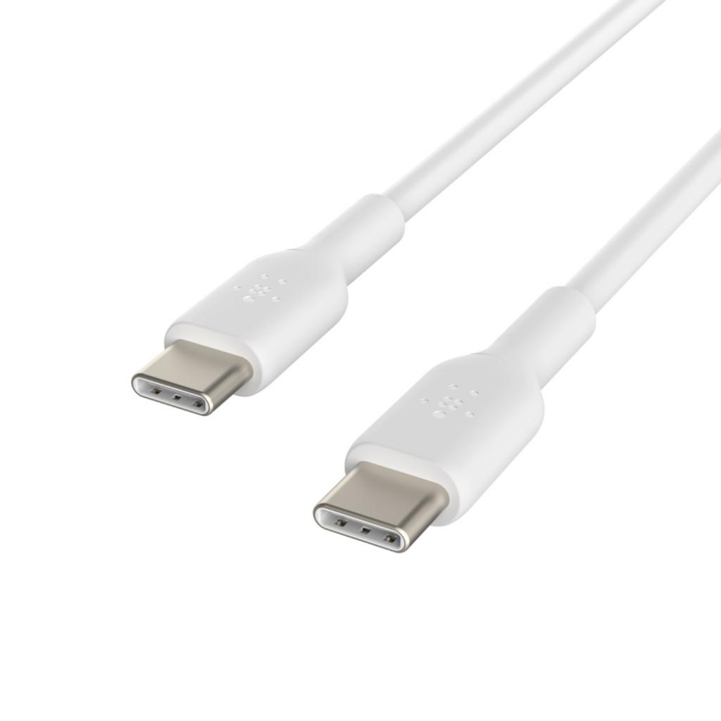 Дата кабель USB-С - USB-С, PVC, 1m, white Belkin (CAB003BT1MWH) - зображення 5