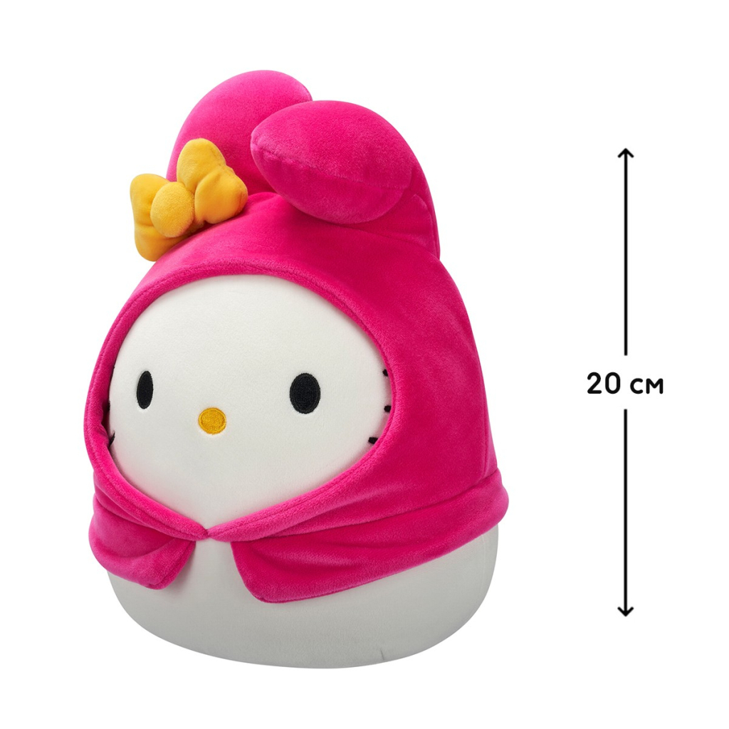 М'яка іграшка Squishmallows Хелоу Кітті в образі Моя Мелоді 20 см (SQSN00390) - зображення 5
