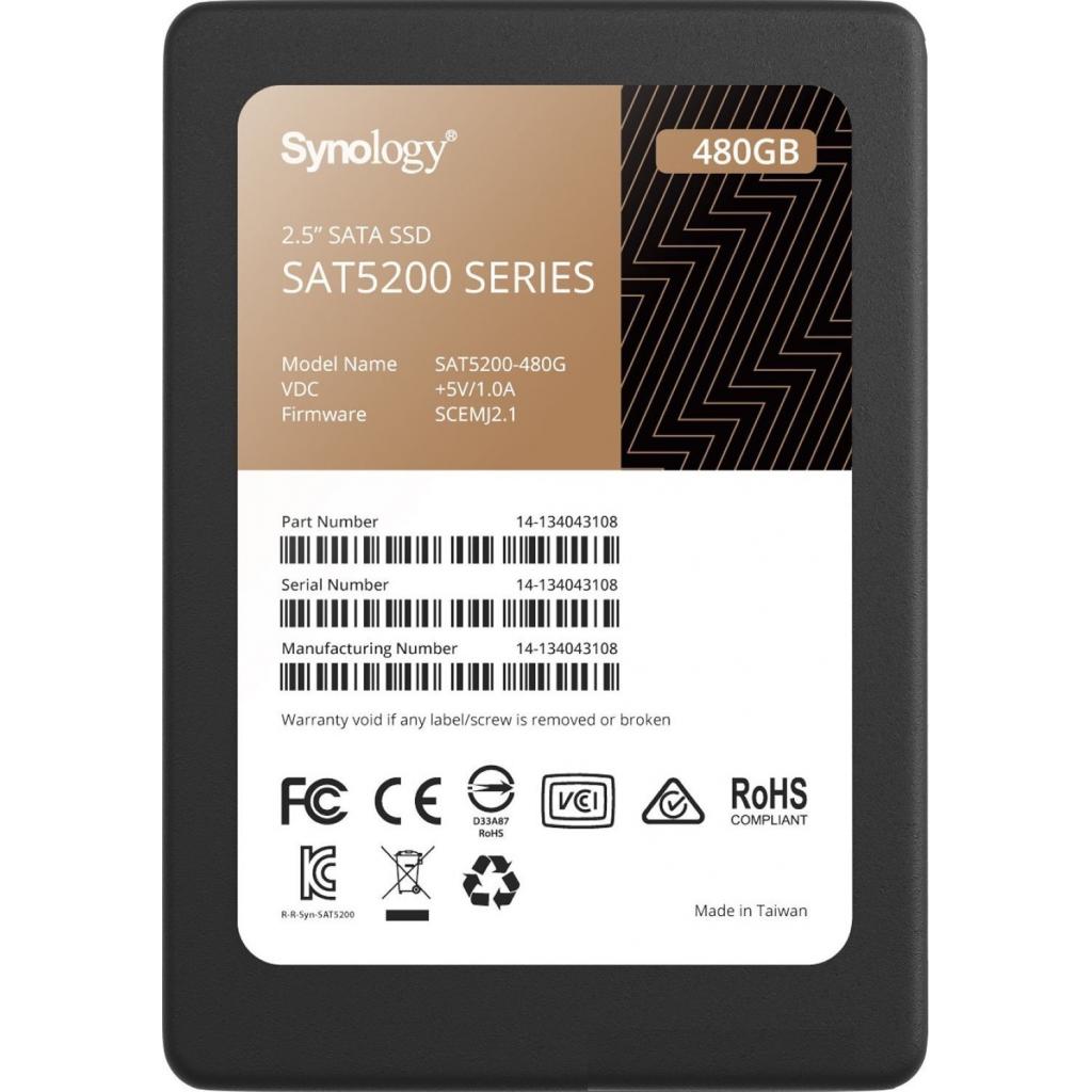 Накопичувач SSD для сервера 480GB SATA 2.5" Synology (SAT5200-480G) - зображення 1