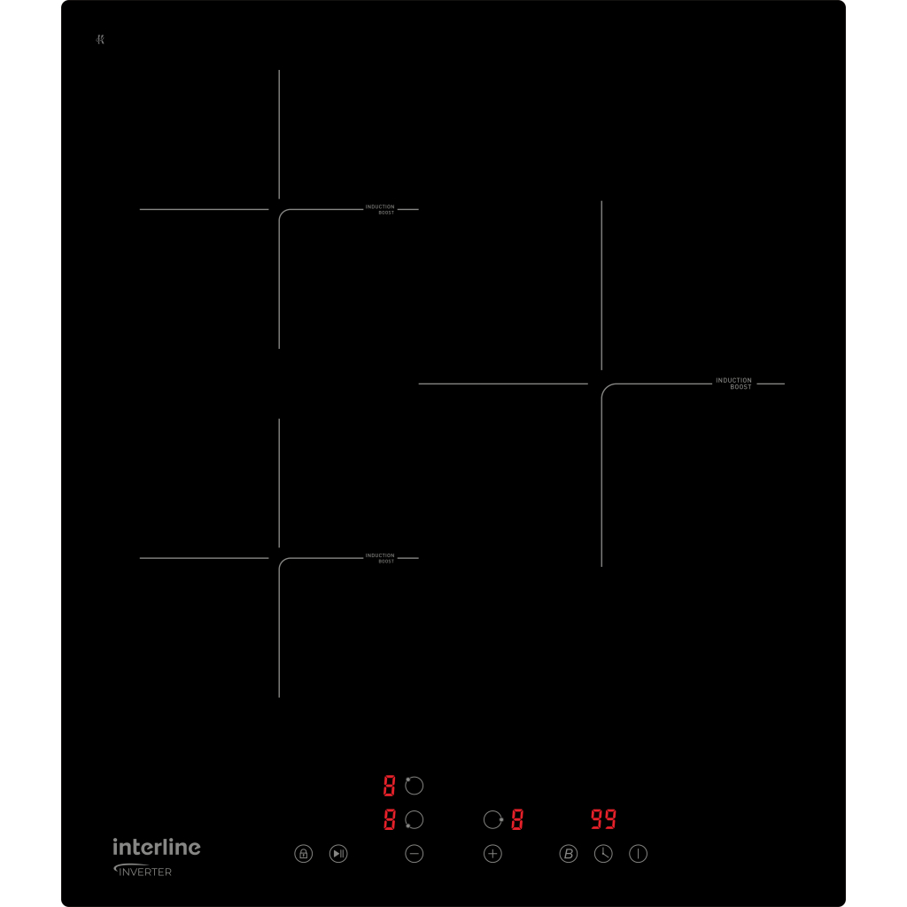 Варочна поверхня Interline HIV 740 SIB BG - зображення 2