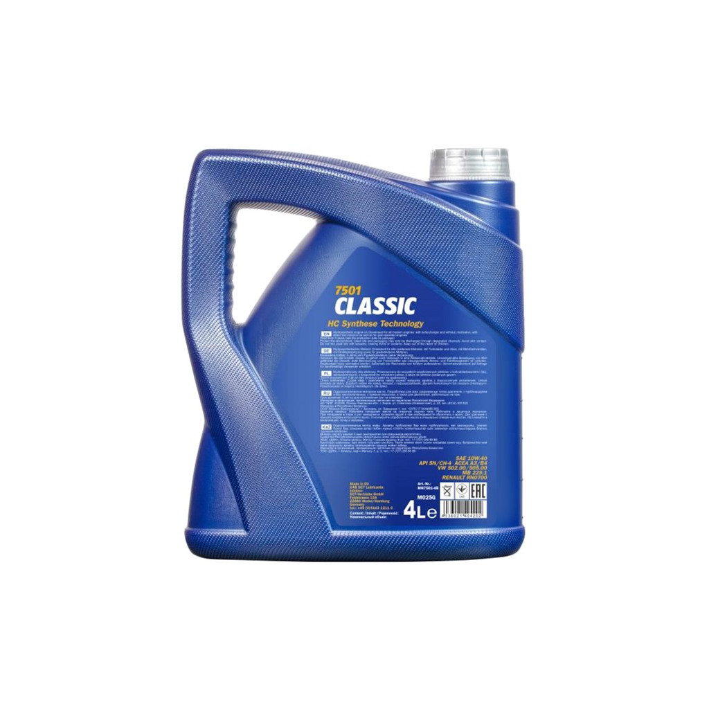 Моторна олива Mannol CLASSIC 4л 10W-40 (MN7501-4) - зображення 2