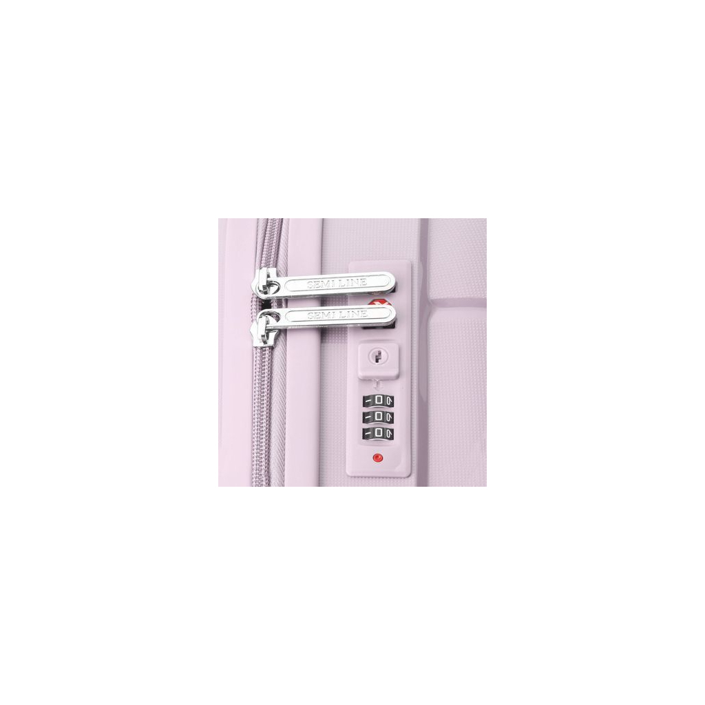 Валіза Semi Line 24" M T5793-2 Light Pink (DAS303021) - зображення 7