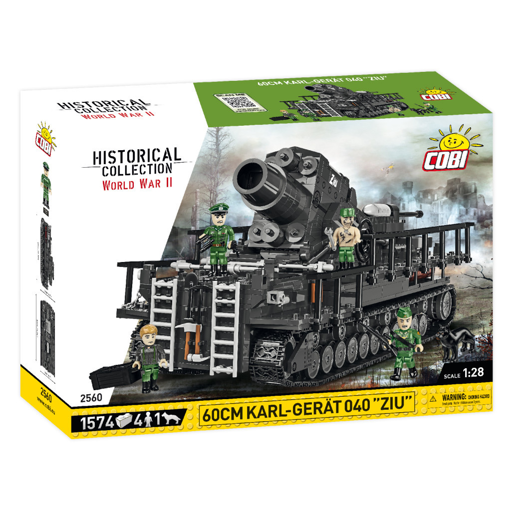 Конструктор Cobi Самохідна мортира Карл 1:28, 1574 деталей (COBI-2560) - зображення 1