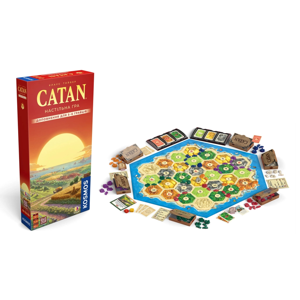 Настільна гра Rozum Catan Доповнення для 5-6 гравців (R101UA) - зображення 2