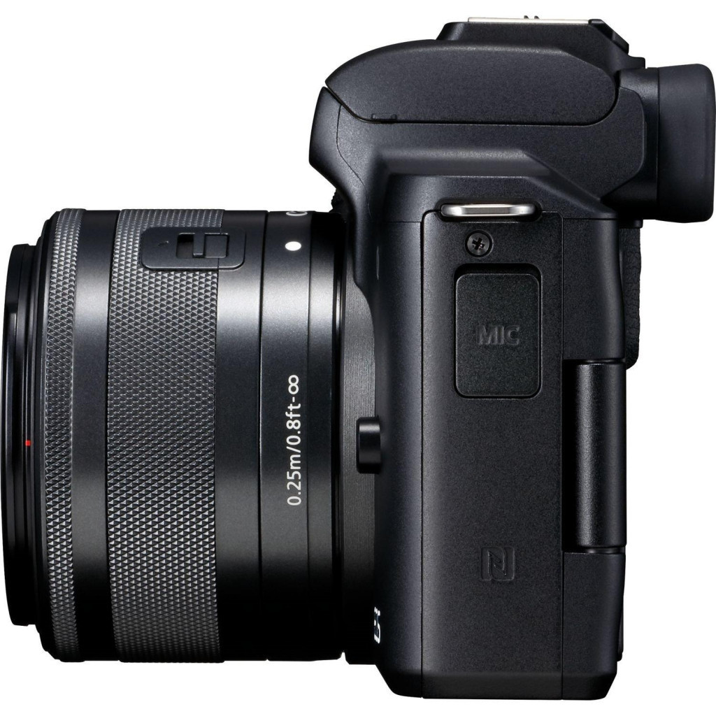 Цифровий фотоапарат Canon EOS M50 15-45 IS STM + 55-200 IS STM kit black (2680C054) - зображення 5