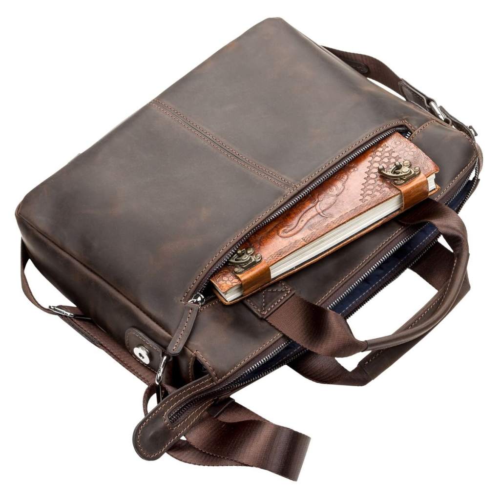 Сумка Shvigel Шкіряна Коричнева (11108) - зображення 7