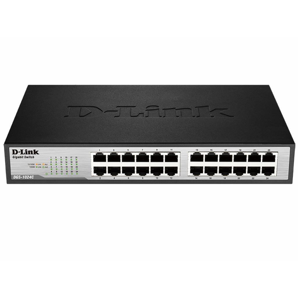 Комутатор мережевий D-Link DGS-1024C - зображення 2