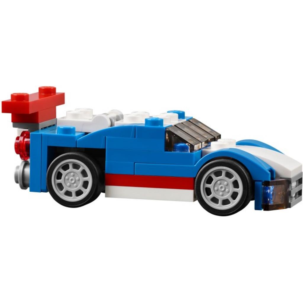 Конструктор LEGO Creator Синій гоночний автомобіль (31027) - зображення 6