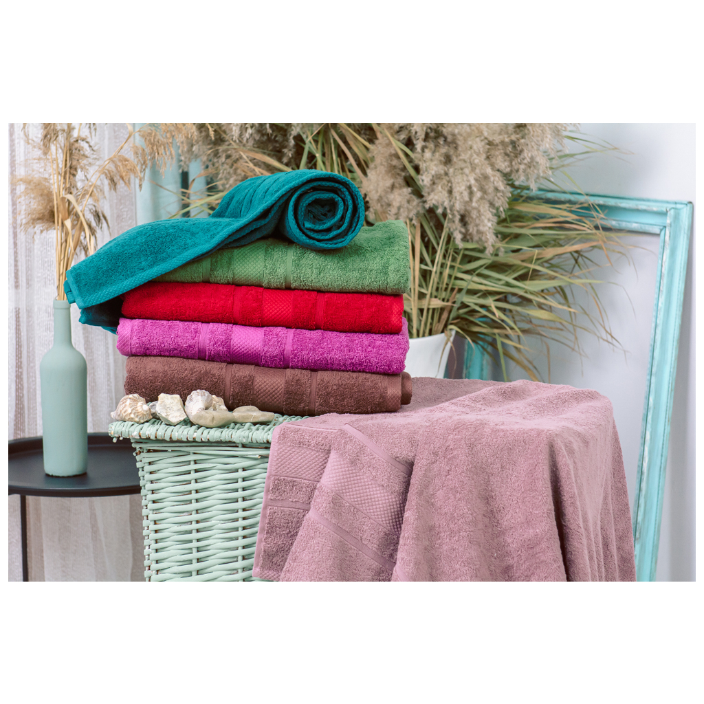 Рушник MirSon набір банний 5023 SoftNes Darkness 50x90 см 6 шт (2200003181005) - зображення 3