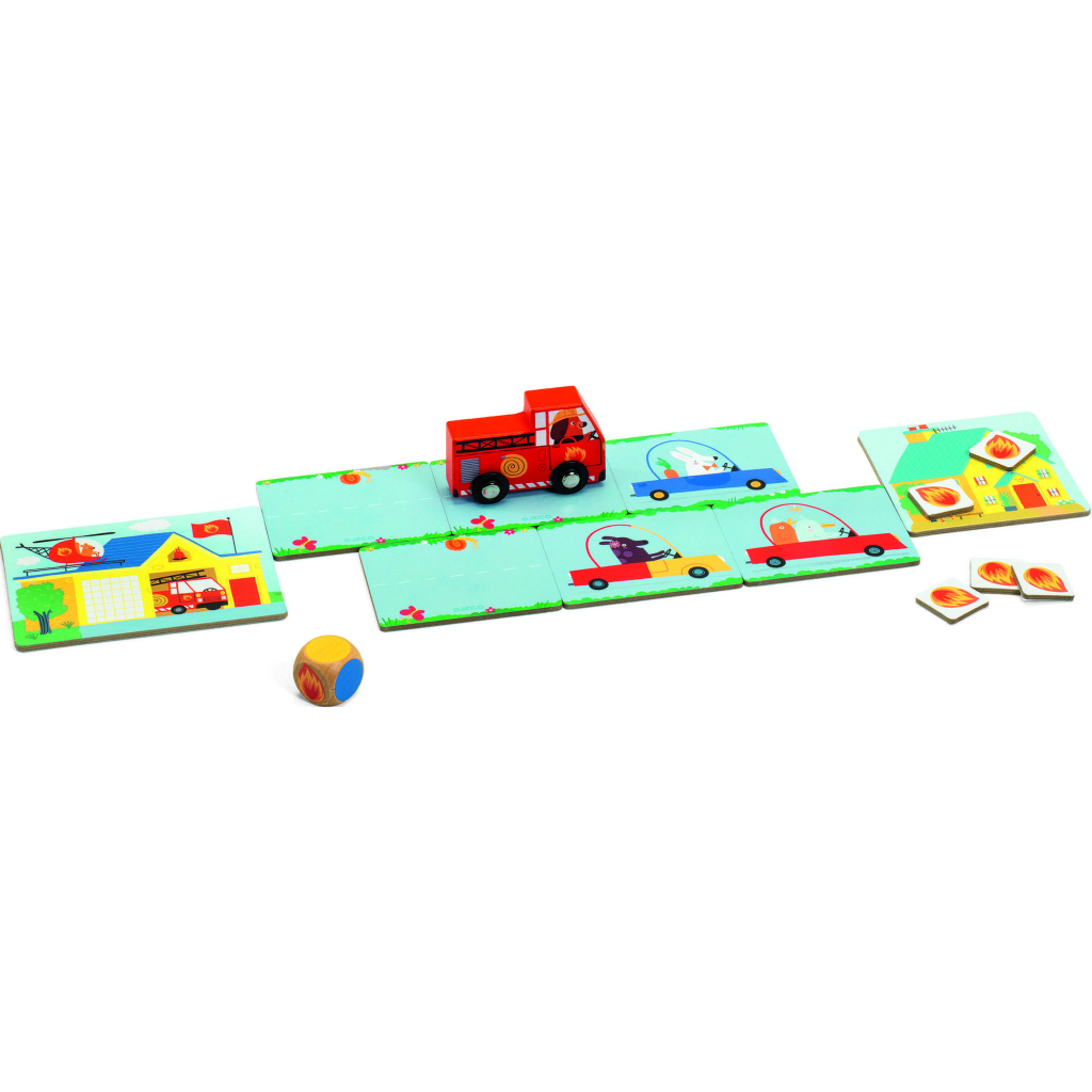 Настільна гра Djeco Пожежники (Pin Pon!) (DJ08571) - зображення 3