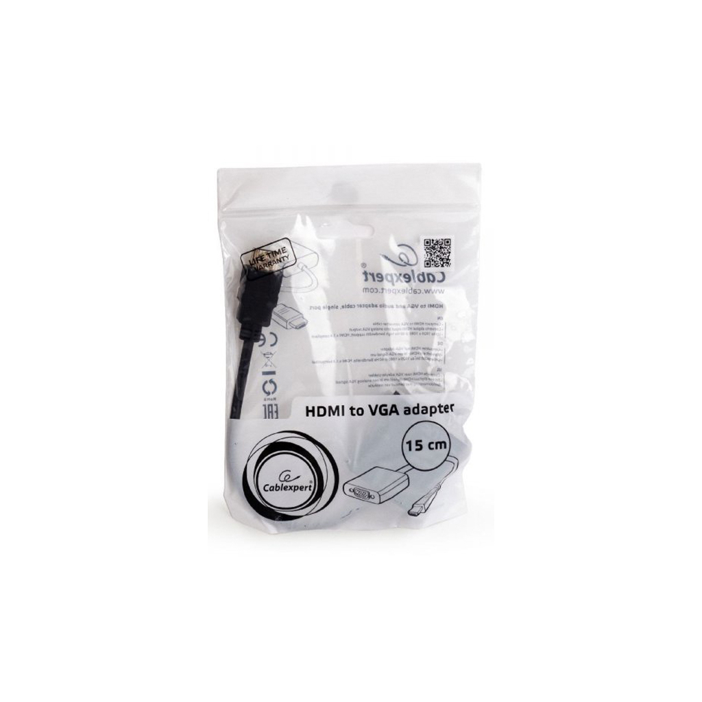Перехідник HDMI to VGA Cablexpert (A-HDMI-VGA-03) - зображення 3