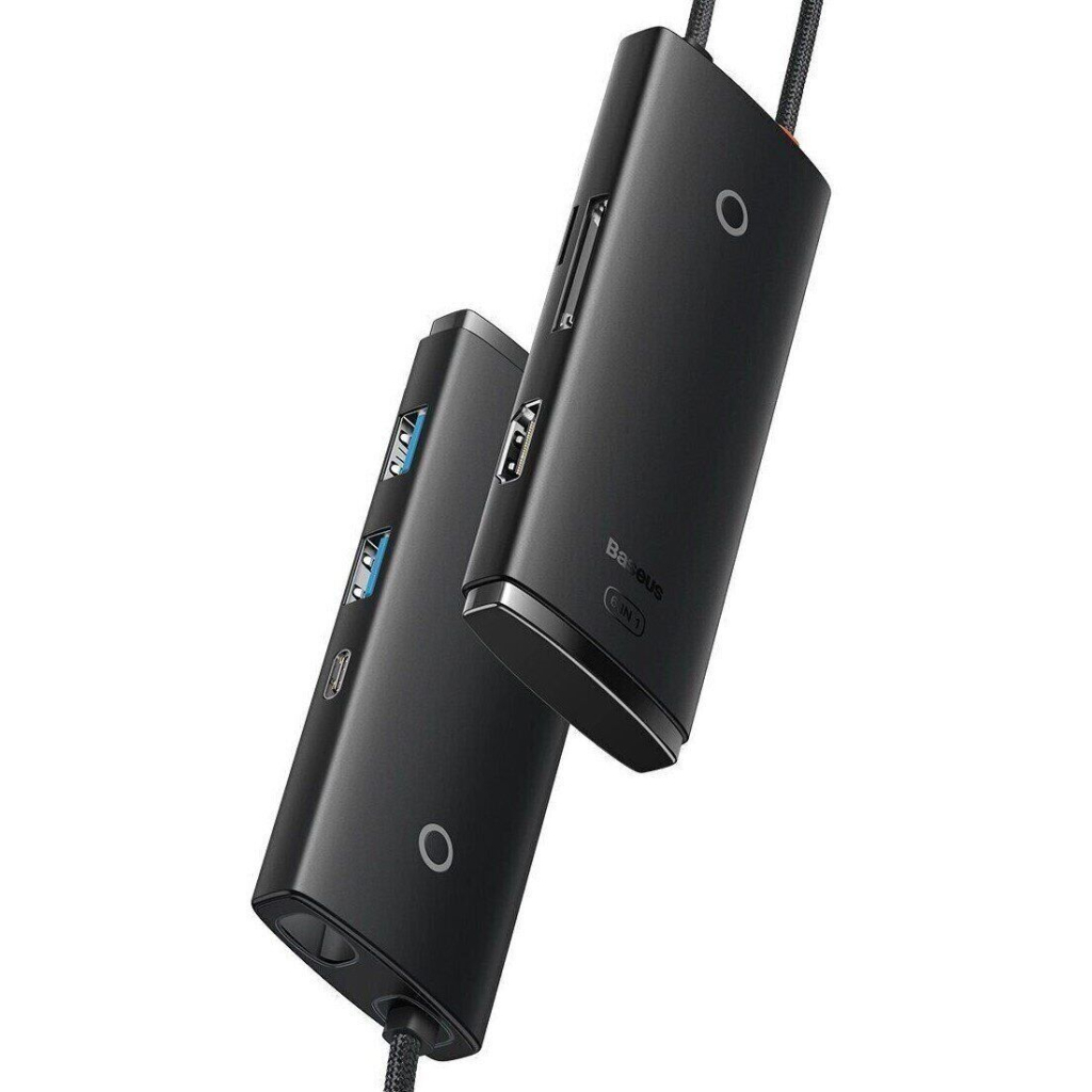 Перехідник Baseus USB to 1xRJ45 100Mbps black (WKQX000001) - зображення 4