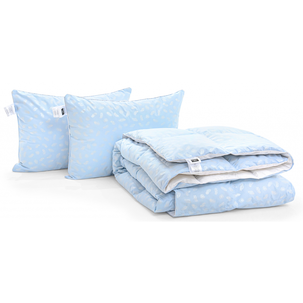 Ковдра MirSon Набір №2147 Bio-Blue Зима 50% пух  200х220 + подушки (2200003024739) - зображення 3