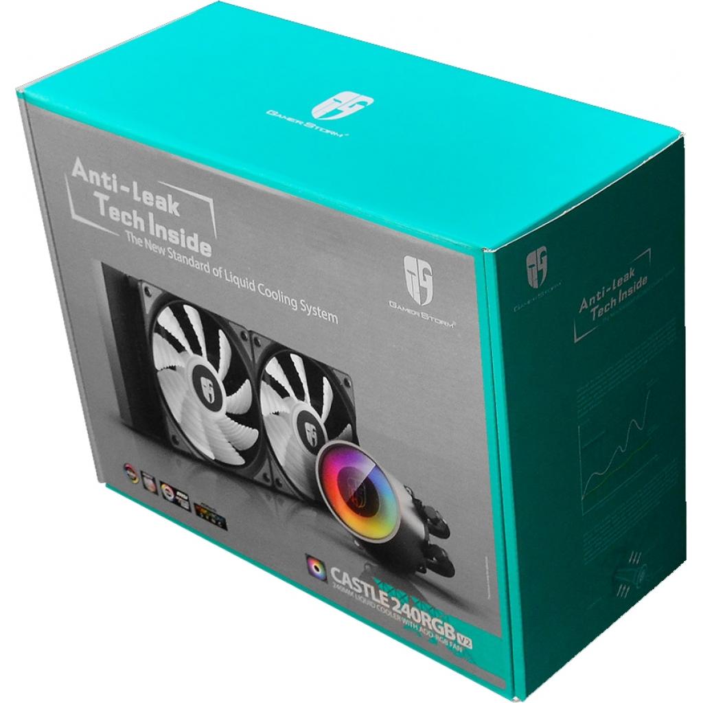 Система рідинного охолодження Deepcool CASTLE 240 RGB V2 - зображення 2