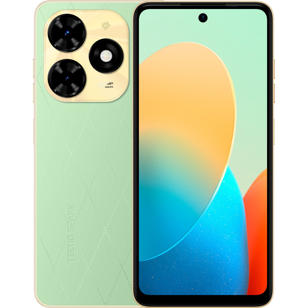 Мобільний телефон Tecno BG7n (Spark 20C 4/128Gb) Magic Skin Green (4894947011764) - зображення 1