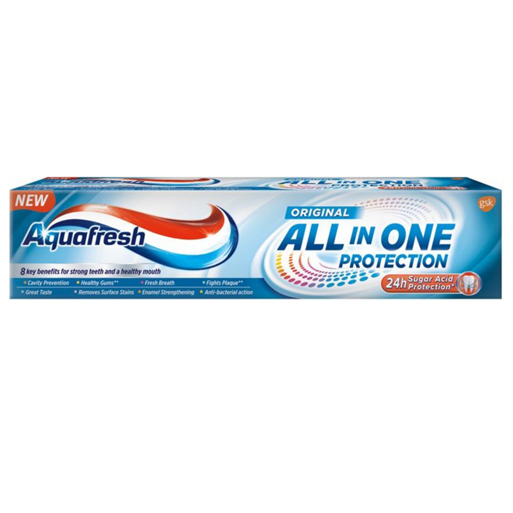 Зубна паста Aquafresh All in One Захист 100 мл (5054563058652) - зображення 1