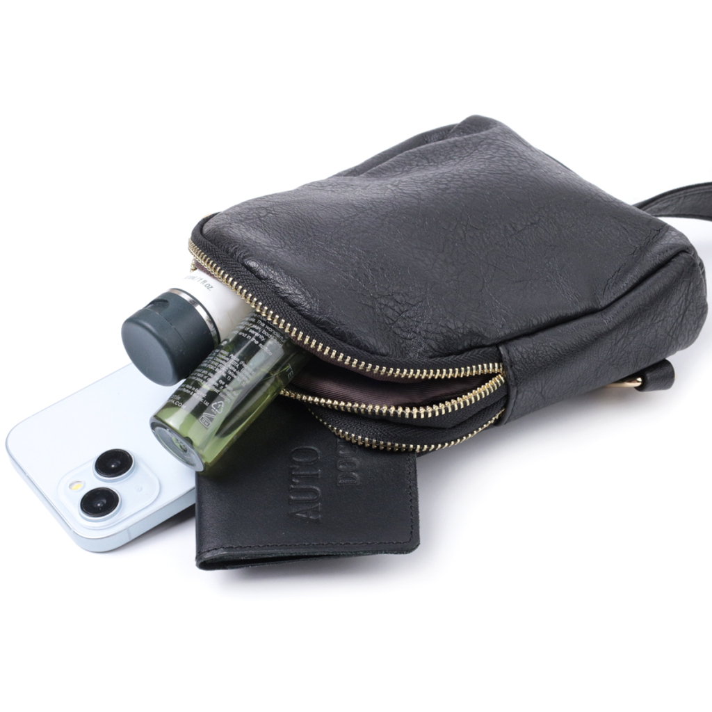 Сумка Vintage Жіноча через плече на два відділення з екошкіри Чорна (22784) - зображення 8