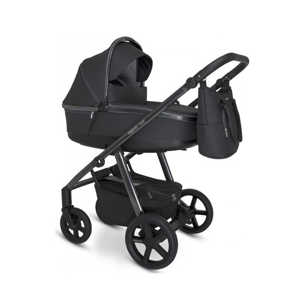 Коляска Espiro 2 в 1 Next Up 617 Chrome Graphite Moon (5906724204814) - зображення 1